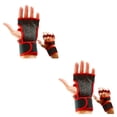 thumbnail image 2 of Decodeary 2pieces Stay Comfortable And Stylish With Breathable Gym Gloves Lightweight Red S 2Set, 2 of 6