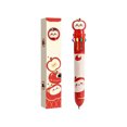 thumbnail image 2 of EGNMCR Stylo-Bille Personnalisé Pommes Rouges Chats Noirs 10 Couleurs Stylos Colorés à Séchage Rapide pour Étudiants Stylos-Billes Élégants et Multifonctions Stylo-Bille Multicolore en Plastique 10 ml, 2 of 6