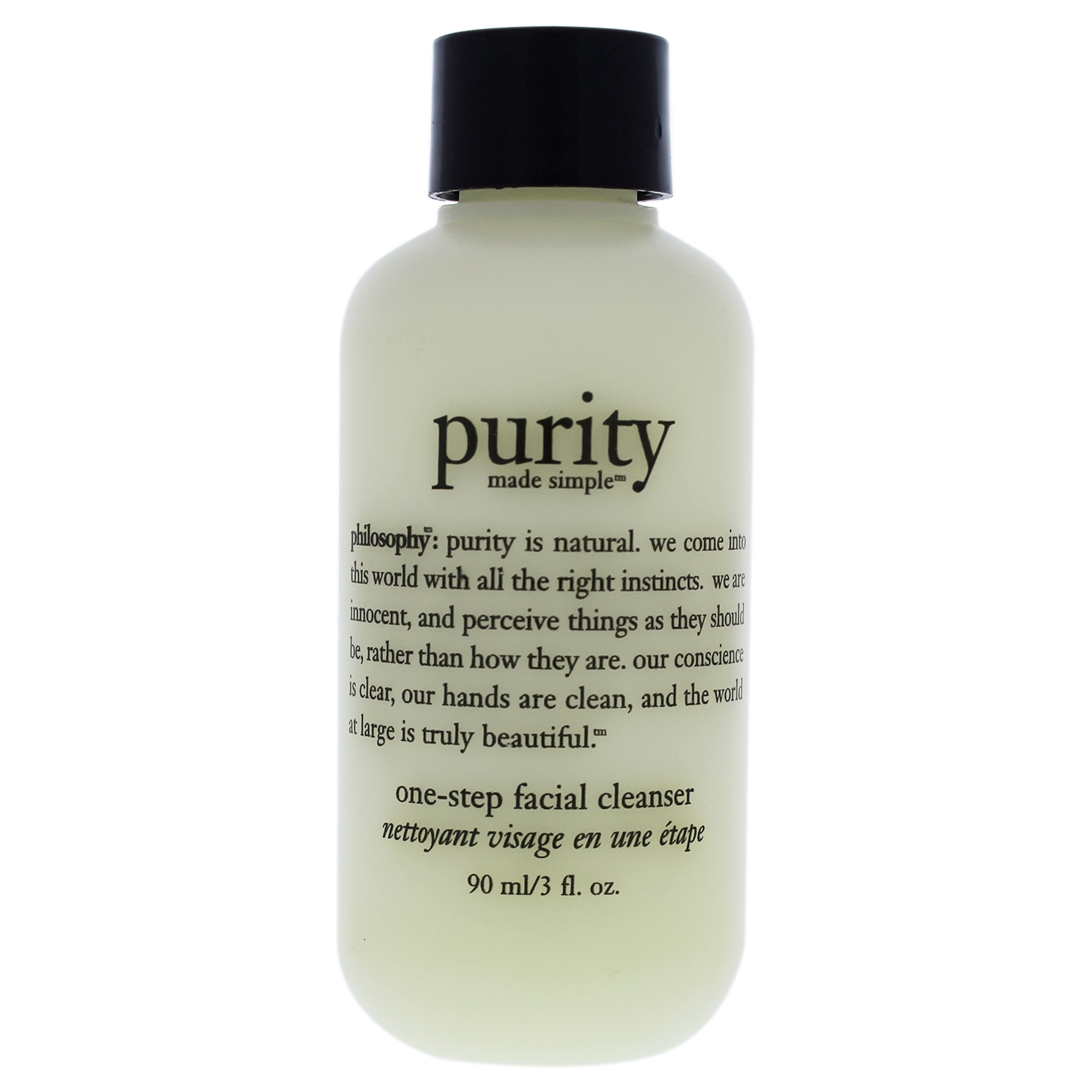 Purity Made Simple One Step Facial Cleanser by Philosophy for Unisex - 3 oz Cleanser