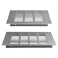 thumbnail image 2 of Grille de Ventilation Rectangulaire en Aluminium 150mm pour Armoire Garde-Robe, 2 of 7