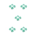 thumbnail image 1 of relayinert 50pcs/set Texture Douce Apparence Réaliste - Affichages Superbes Texture Douce Cyan 4.5cm 5Set, 1 of 6
