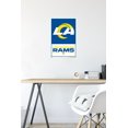 thumbnail image 4 of NFL Los Angeles Rams - Logo 21 Wall Poster, 22.375" x 34" Framed, 4 of 4