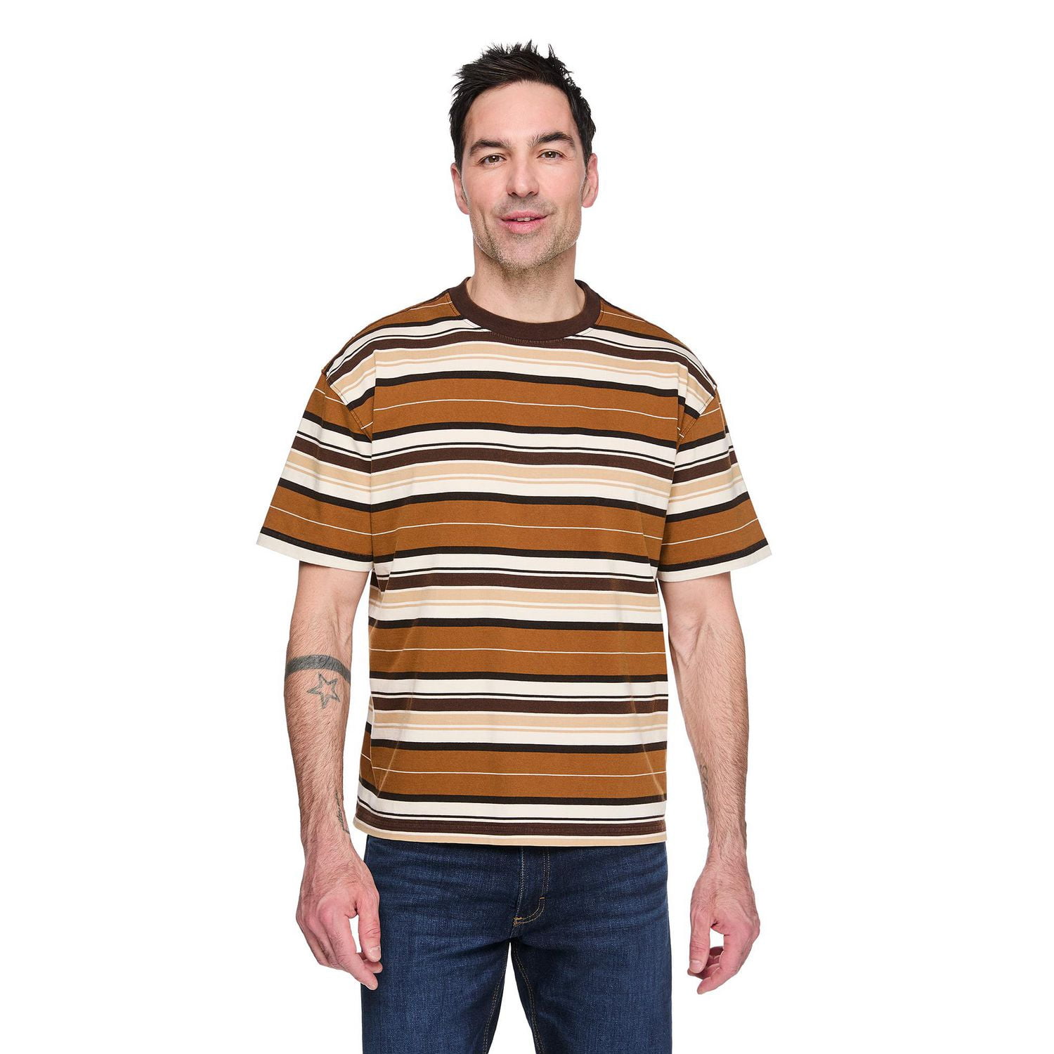 T-shirt coupe carrée George pour hommes