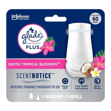 Glade Plugins® Plus Air Freshener Oil, Exotic Tropical Blossoms