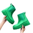thumbnail image 3 of LOVZFMLL Bottes pour Femmes Bottines à la Cheville Bout Rond Imperméables Talon Bas Épais Bottes de Pluie Printemps Automne Mode Chaussures Décontractées, 3 of 6
