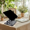 thumbnail image 2 of Support d'Ordinateur Portable Rotatif avec Base Pivotante à 360° Ergonomique, Hauteur Réglable, Conception Pliable pour un Support Stable pour Bureau, Tablette et Ordinateur, 2 of 4