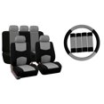 thumbnail image 1 of FH Group Car Seat Covers Full Set Cloth - Universal Fit, Automotive Seat Covers, Airbag Compatible, Solid Bench Rear Seat, Washable Car Seat Cover for SUV, Sedan, Van, 1 of 9