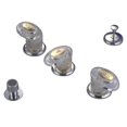 thumbnail image 1 of Kingston Brass KB6318LL Three Handle Bidet Faucet with Brass Pop-up, 1 of 1