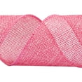 thumbnail image 2 of Joycrosso Burlap Wired Edge Ribbon 2.5 inch x 10 Yards, Coreopsis, Ideal for Crafting, Gift Wrapping, Wreath, Christmas Tree, and Rustic Wedding Decorations, 2 of 4