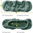 thumbnail image 4 of ORUYROP Housse d'Accoudoir de Chaise de Bureau Extensible Résistante à l'Eau en Spandex Extensible Jacquard Housse de Chaise d'Ordinateur pour Chaises de Bureau Accoudoir Cyan, 4 of 7
