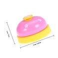 thumbnail image 2 of CRAFTHROU Puppy Potty Training Training Bells Metal Rosy and Yellow 1Pack, 2 of 8