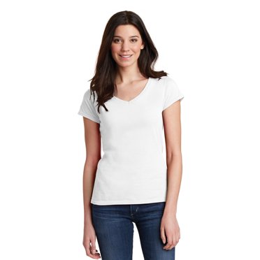 Gildan Junior Short Sleeve Fit V-Neck T-Shirt. 64V00L