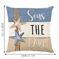 thumbnail image 2 of Kyusrd Summer Letters Pillow Set Scallop Printing Sofa Window Cushion Set Living Room Bedroom Cushions, 2 of 4