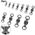 thumbnail image 3 of 20x Fising Ball Bearing Swivels Split Rings for Sea Fishing 0/1/2/3/4/5/6/7/8/9, 3 of 7