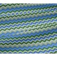 thumbnail image 5 of oneOone Cotton Jersey Medium Blue Fabric Chevron Sewing Material Print Fabric By The Yard 58 Inch Wide-GS, 5 of 5