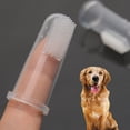 thumbnail image 4 of TopLLC Set Of Dog Toothbrush Kit With Box Pet Finger Toothbrush For Dogs And Cats Transparent Dog Teeth Cleaning Kit Soft Silicone Finger Brushing For Brush on Clearance, 4 of 9