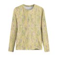 thumbnail image 5 of Jovati Blouse Décontractée à Manches Longues à Col Rond pour Femmes, Mélange Polyester Spandex, Coupe Ample, Design à Imprimé Numérique, Tissu Doux et Confortable, Haut Respirant et Léger, 5 of 5