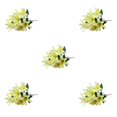 thumbnail image 2 of mmirethe Low Maintenance Artificial Lilium Flower Realistic Appearance And Long-lasting yellow 5Set, 2 of 6
