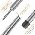 thumbnail image 3 of Camping Tarp Poles Ultralight Titanium Alloy Tent Support Rods Lightweight, 3 of 8