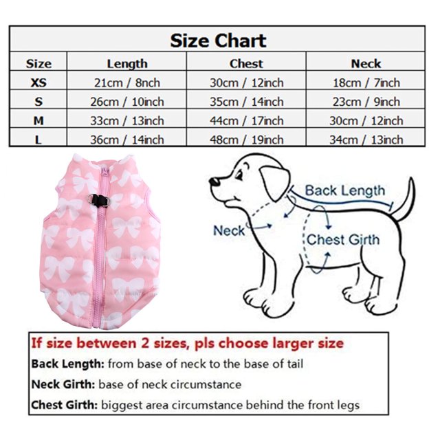 Dog Winter Coat, Cold Weather Dog Jacket, Dog Coat Warm Cotton Dog Vest Winter Coat Warm Dog Apparel Fleece Cozy Cold Dog Jacket For Small Medium Large Dogs