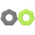 thumbnail image 1 of Anneau de Force Grise, Anneau d'Exercice Vert Skin Friendly 2pcs Silicone Squeezer Portable 40lbs Élastique pour la Formation de Réadaptation des Doigts, 1 of 8
