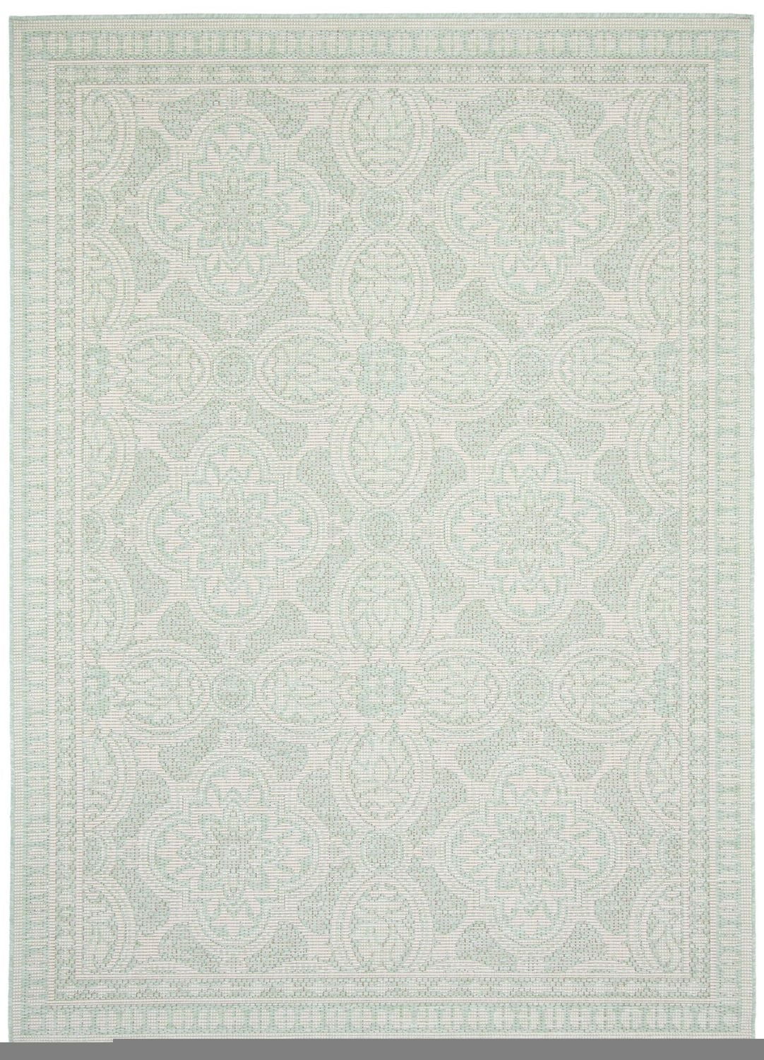 ECARPET Tapis d'Extérieur pour Patio, Terrasse, Jardin, Camping, Imperméable, Collection Veranda Traditional