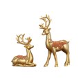 thumbnail image 1 of Wweixi Figurine Decoration Add Charm And Unique Style To Home Handmade Crafts Lucky deer/gold 1Set, 1 of 6