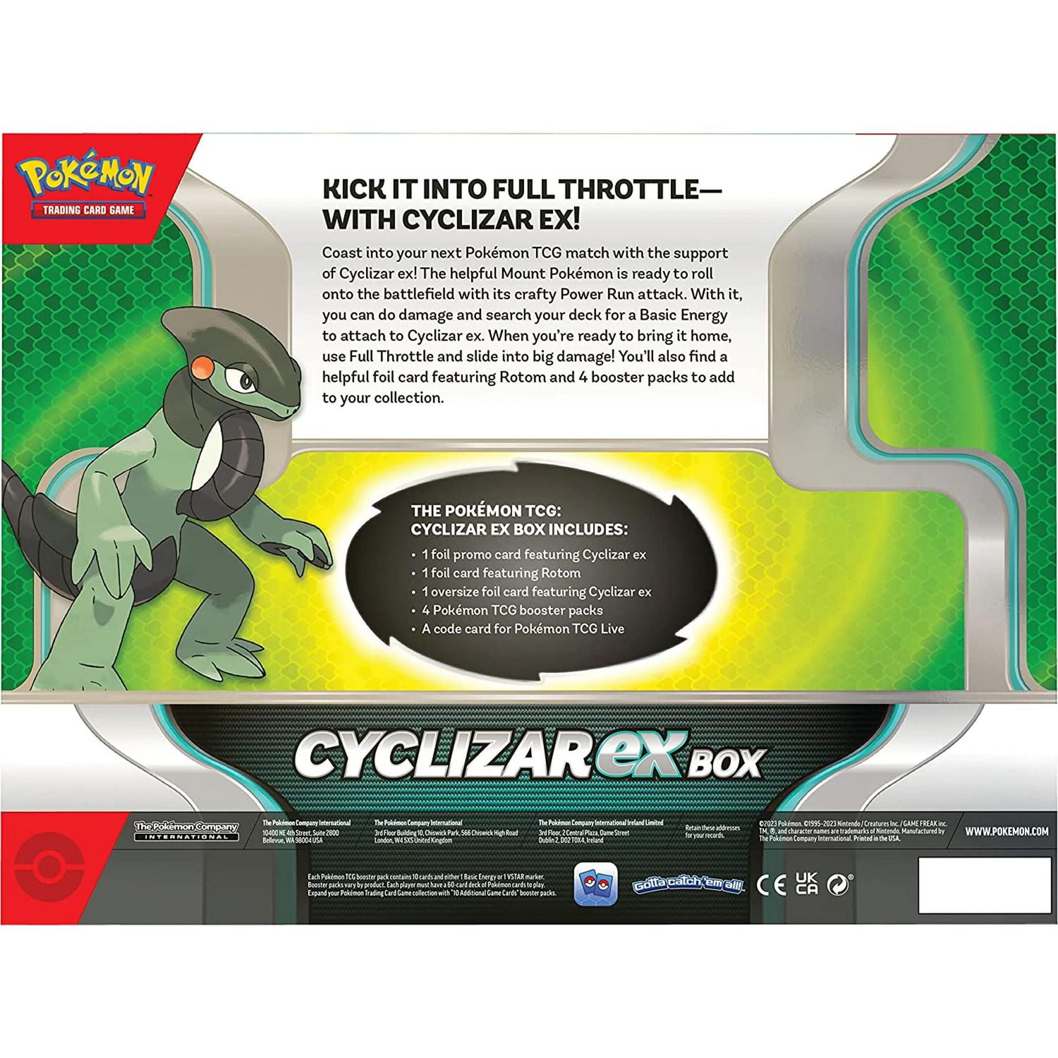 Pokemon TCG: Cyclizar ex Box