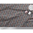 thumbnail image 3 of Soimoi Rayon Fabric Leaves Small Fabric Prints by Yard 42 Inch Wide, 3 of 3