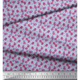 thumbnail image 2 of Soimoi Rayon Fabric Flower Watercolor Print Sewing Fabric Yard 56 Inch Wide, 2 of 3