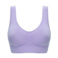 thumbnail image 1 of Cheers Brassiere Solid Color Seamless Women Pure Color All Match Bra for Yoga, 1 of 2