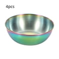 thumbnail image 1 of Fridja Liquidation 4 Pcs Trempette Collation Acier Inoxydable Condiment Trempette Soja Sushi Bol à Trempette, 1 of 4