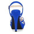 thumbnail image 3 of BLISSFUL STEP Sandales à Talons Aiguilles à Brides, Plateforme, Slingback pour Femmes, 3 of 6