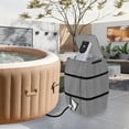 thumbnail image 3 of Hot Tub Heater Pump Cover Silver Oxford Cloth Water Resist Dust Inflatable Pump Cover for Spa Setup, 3 of 7