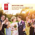 thumbnail image 3 of CIMAXIC wedding 10pcs Chinese Style Romantic Wedding Invitations Lovely Paper Invitations Cards,7.87"X4.53"X0.08", 3 of 4