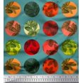 thumbnail image 1 of Soimoi Green Velvet Fabric Crystal Stone Geometric Fabric Prints By Yard 58 Inch Wide, 1 of 3