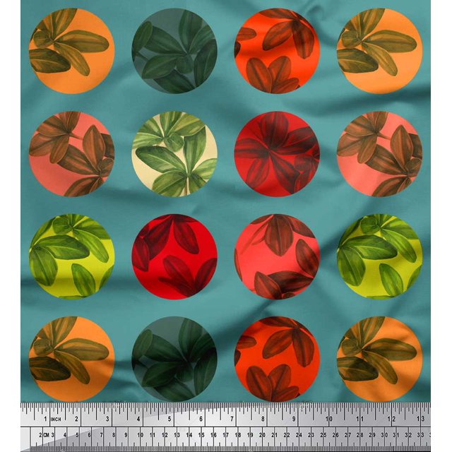 Soimoi Green Velvet Fabric Crystal Stone Geometric Fabric Prints By Yard 58 Inch Wide