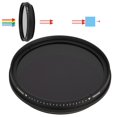 thumbnail image 1 of Filtre pour Appareil Photo, 530-750nm Filtre Infrarouge en Alliage d'Aluminium pour Photographie IR, 1 of 8