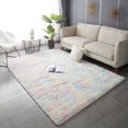 thumbnail image 1 of maskred Carpet Nordic INS Modern Simple Rectangle Rug Tie-Dye Plush Thick Derotation Mat Footcloth Guestroom Bedside Kitchen Iridescence, 1 of 6