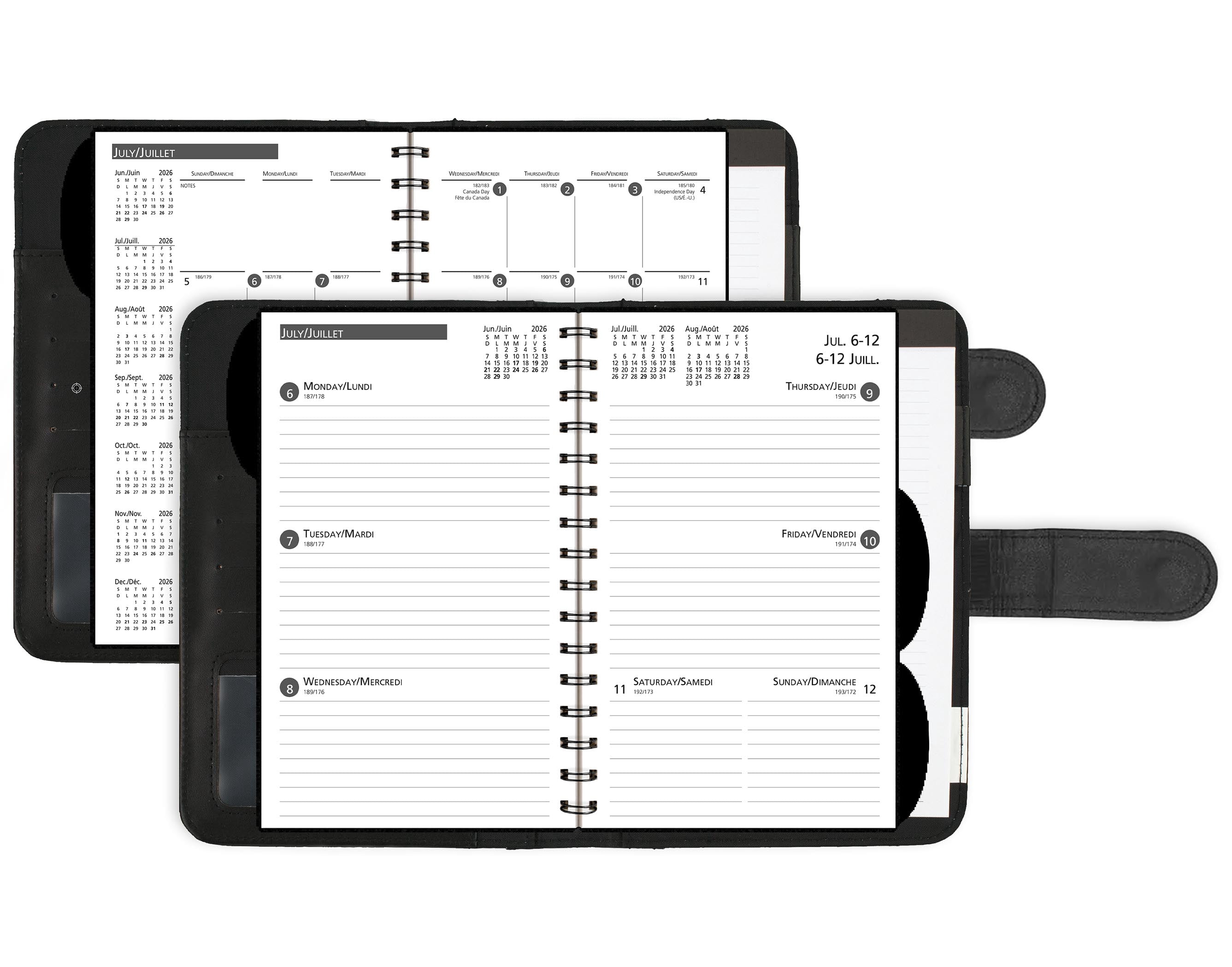2027 Mead® Small Weekly and Monthly Planning Padfolio