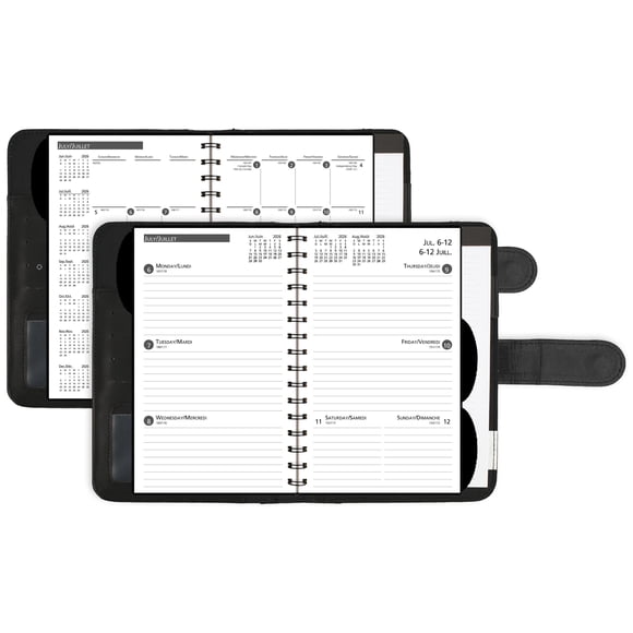 2027 Mead® Small Weekly and Monthly Planning Padfolio