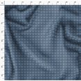 thumbnail image 4 of Soimoi Blue polyester Crepe Fabric Fleur_de_lis Damask Printed Fabric 1 Yard 42 Inch Wide, 4 of 6