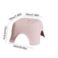 thumbnail image 3 of Stool For Toilet Low Stepping Stool With Nonslip Base Enhanced Stability For Bathroom Use Elegant For Adults For Living Room And Shower, 3 of 6
