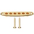 thumbnail image 3 of Guitar Mounting Ferrules, Strong Durable Portable Guitar String Through Plate, For Players Guitar Lovers Gold, 3 of 8