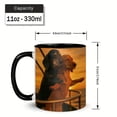thumbnail image 4 of Ceramic Coffee Cup with Comfortable Handle, Microwave and Dishwasher Safe, 12 oz Capacity, 4 of 4