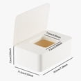 thumbnail image 2 of SHAGUOZHOU Storage Bag Organization Container Storage Large Storage with Lids Baby Wipes Dispenser Wipe Holder For Baby & Adult Keeps Wet Tissue Fresh Non Wipes Flushable Wipe Container With, 2 of 3