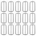 thumbnail image 3 of SHISUYAN 20PCS Slide Belt Connection Roller Buckles Bag Strap Adjustable Metal Pin Buckles for Backpack Suitcase Clothes(Silver), 3 of 9