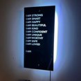 thumbnail image 4 of LED Affirmation Miroir Miroir Acrylique Miroir USB Miroir Inspiration Décor Polyvalent, 4 of 5