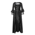 thumbnail image 4 of UPPADA Costumes Médiévaux Régence pour Femmes Costume Gothique Renaissance Robes Maxi Royales Grande Taille Robe de Cosplay du 18e Siècle, 4 of 5