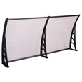 thumbnail image 4 of 80"x 40" Window Awning Door Canopy Polycarbonate Front Door, 4 of 6